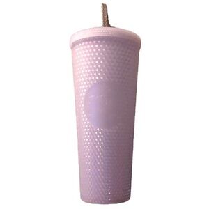 RARE NEW Starbucks 2021 Icy lilac Studded Tumbler 24oz